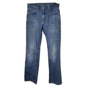 Levis 527 Jeans Mens Size 29x32 Slim Bootcut Blue Denim Water Less 99% Cotton
